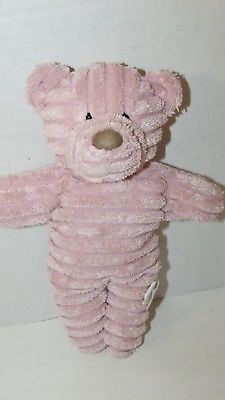 Jellycat baby plush rattle cordy corduroy chenille rose pink teddy bear