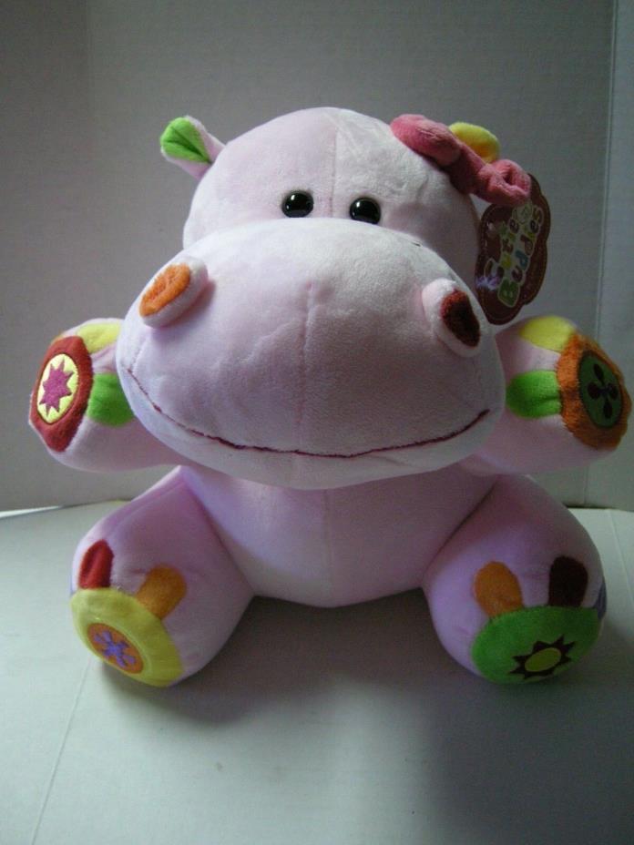 Baby Hippo Activity Toy By Linzy, Pink, 15