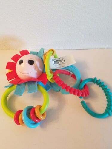 Yookiddo. Baby Rattle. With Colored Rings. Brand New.