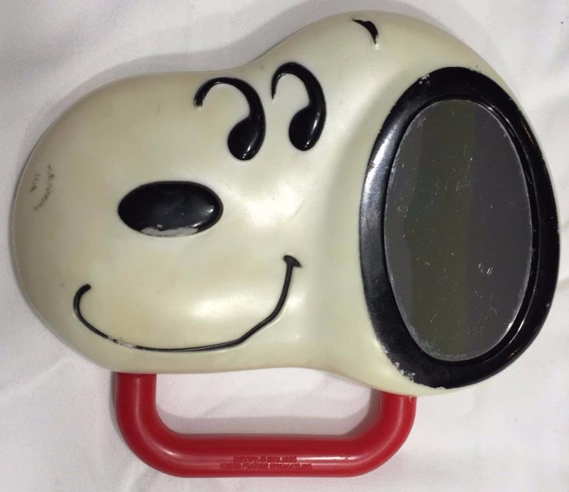 Snoopy, Peanuts Baby Rattle Toy Mirror