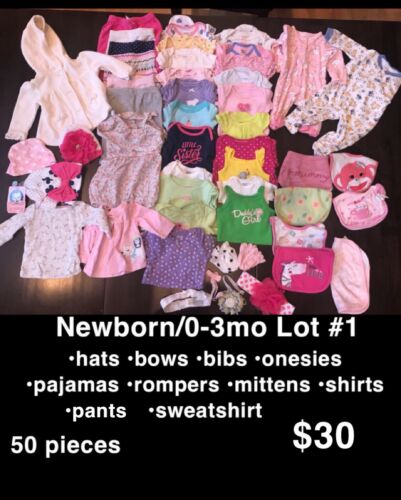 Newborn 0-3 Month Lot #1