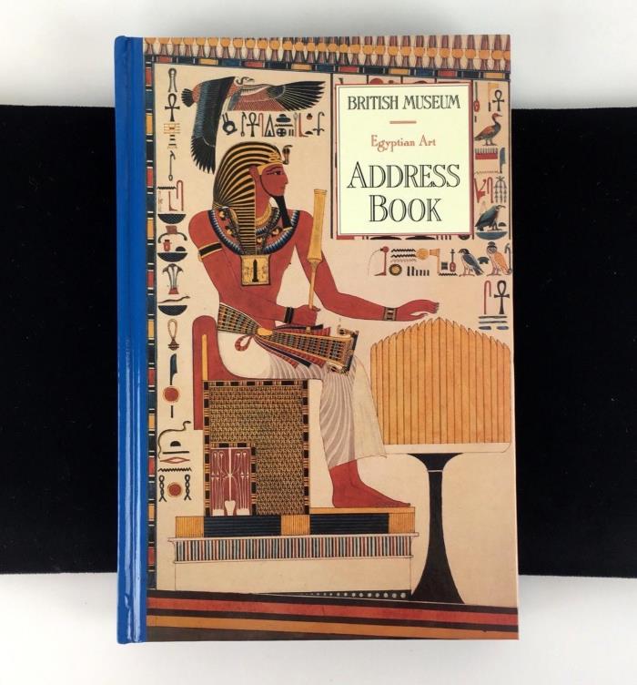 New British Museum Egyptian Address Book Art 1991 Putnam London England Vtg Gift