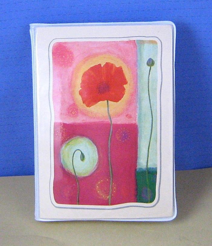 < New A-Z MINI-POCKET ADDRESS BOOK Vinyl Covered Floral Contemporary