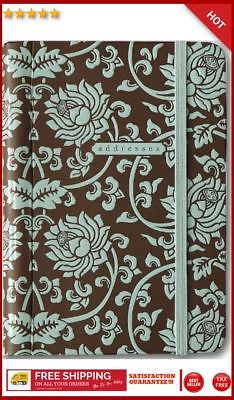 A-Z Name Address Telephone Number Book Tapestry Spiral Bound Pocket Hardcover