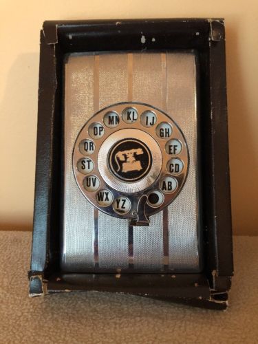 Vintage Telephone Address Book Rotary Dial Pop Up Desktop