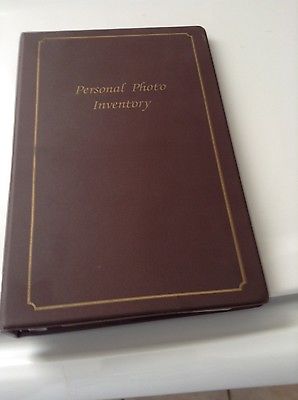 Personal Inventory Register For Household Items - Binder with Photo Sleeves
