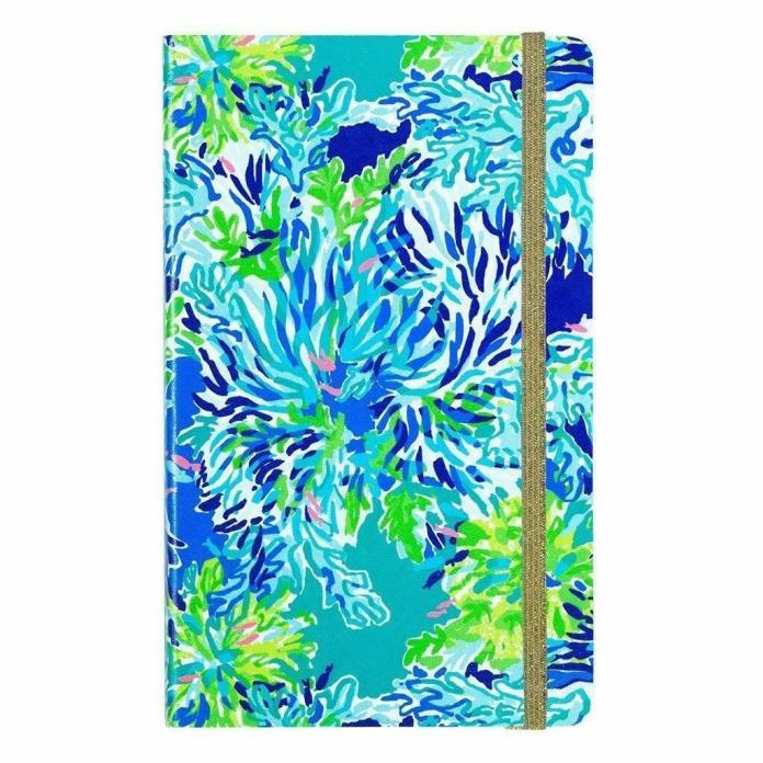 Lilly Pulitzer Journal 128 Lined Pages Wade and Sea Multi-color Blue NWT
