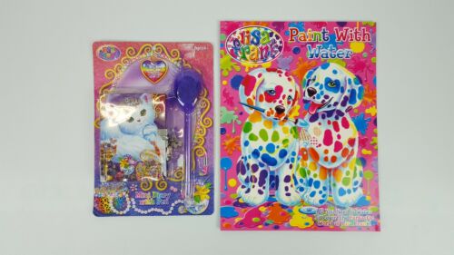 New Lisa Frank Mini Diary Lock Key With + Pen + Lisa Frank Paint With Water