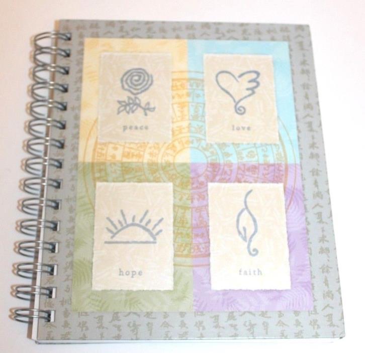 New Peace Faith Love Hope Travel Journal Diary Notebook Dreams Goals Recipes