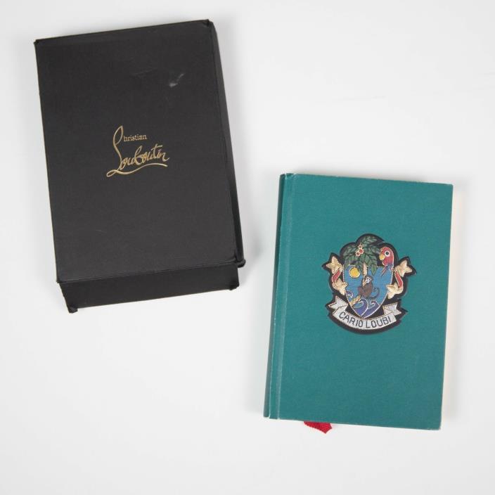 CHRISTIAN LOUBOUTIN Cario Loubi Hardcover Blank Notebook with box