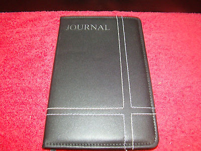 Black Leather-Like Journal - Unused - Approx. 8 3/4