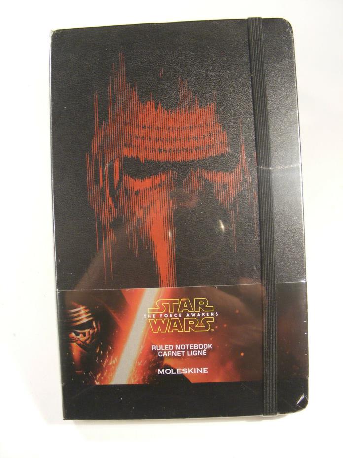 Star Wars Kylo Ren - Limited Ed Moleskine Lined Notebook  5 x 8.5