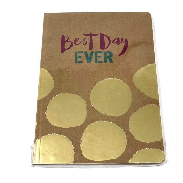 Journal Diary Best Day Ever Softcover Notebook Paper Blank 60 Pages