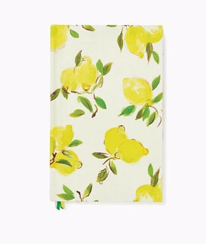 KATE SPADE NEW YORK NWT 'WORD TO THE WISE' LEMON JOURNAL