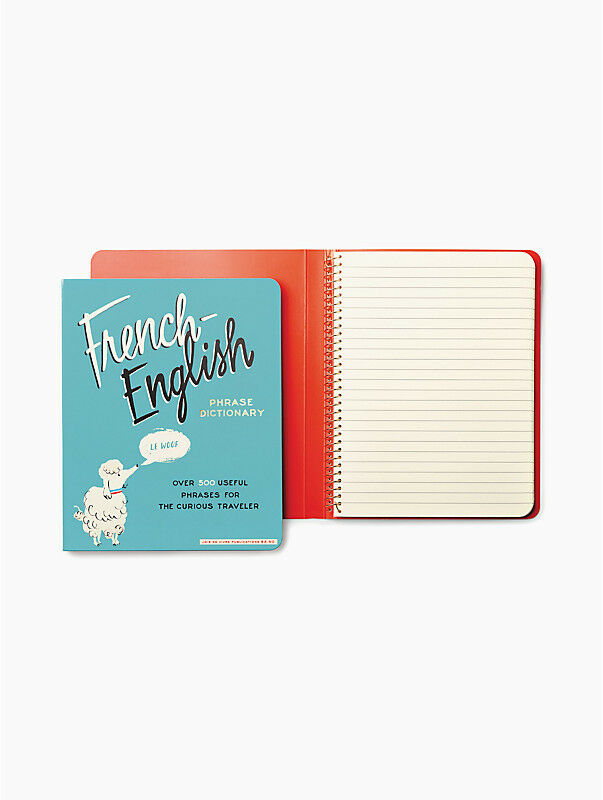 KATE SPADE NEW YORK NWT FRENCHIE SPIRAL NOTEBOOK
