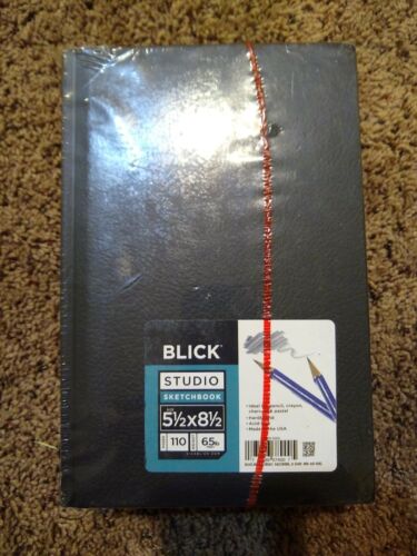 BLICK Black 5.5 x 8.5 Sketchbook (3 pack)