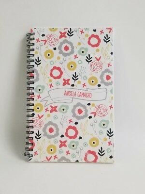 Angela Camacho Dot Grid Blank Note Book Journal Floral/Multi Color
