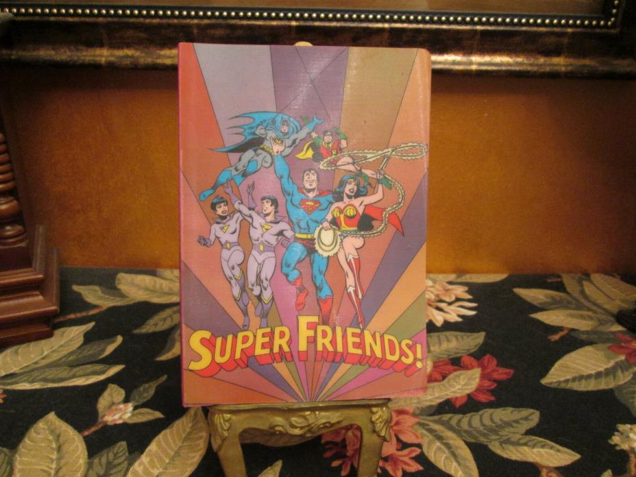 SUPER FRIENDS Journal / Blank Book with Magic Motion Cover. Excellent Condition.