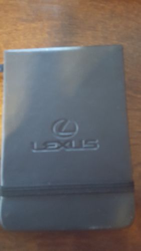 Lexus Leather Mini Flip-Open Notepad