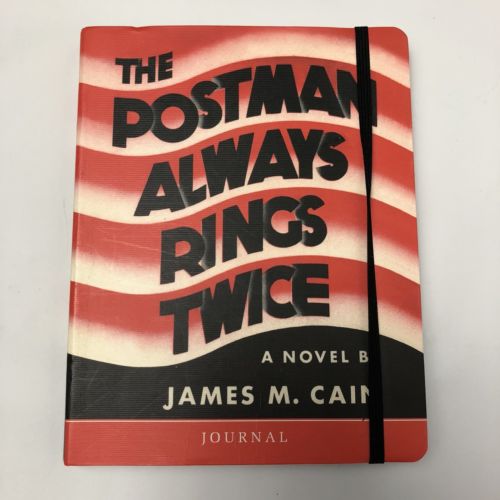 Noir Book Cover Journal/The Postman Always Rings Twice By Potter Style New
