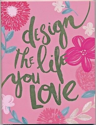 NB50 Large Notebook Journal by Clementine 7.5 x 9.75 Design the life you Love