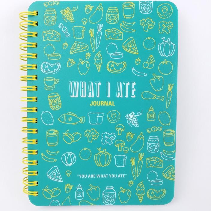 What I Ate Journal 50 Week Undated Food Log Diary Diet Knock Knock Spiral Bound
