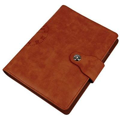Ezsos Leather Notebook Cover Refillable Writing Journal Cover With Busin New NEW