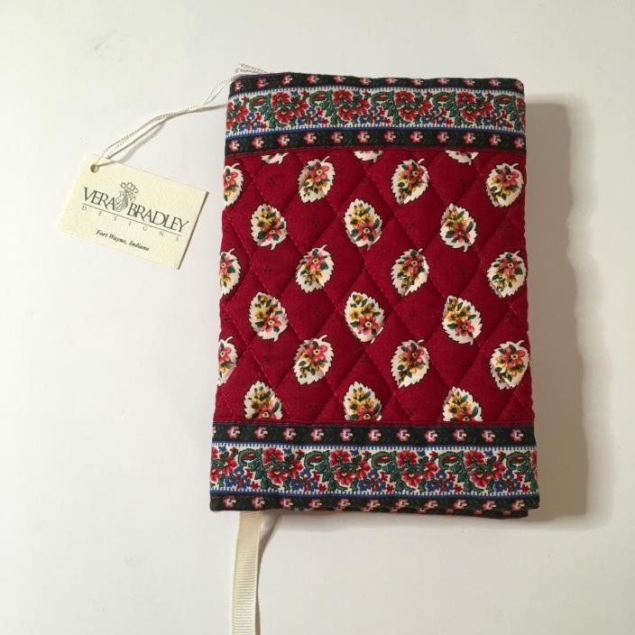 NEW Vintage Vera Bradley Red Leaf Book Cover 5