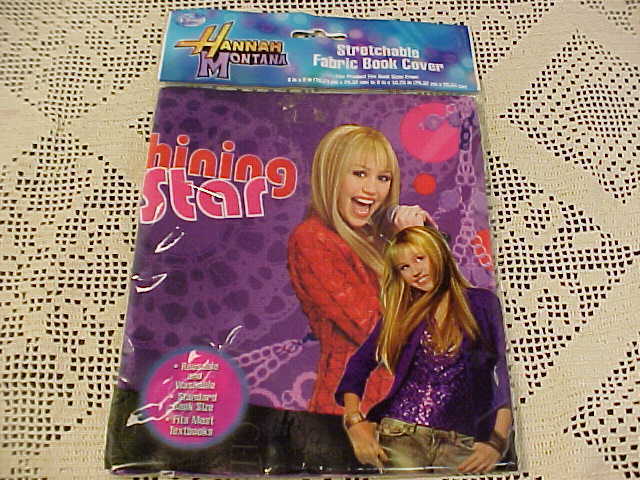 Miley Cyrus as Hannah Montana Stretchable Fabric Book Cover NEW
