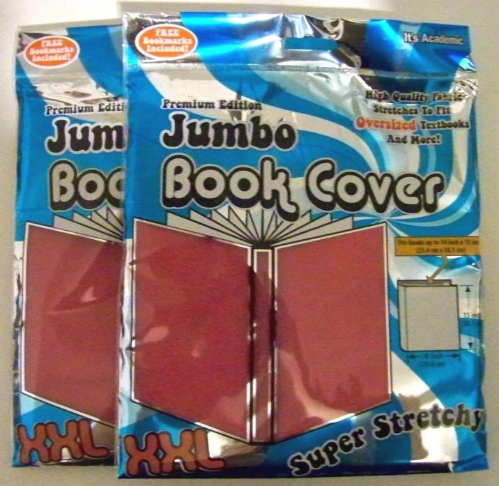 3 New Jumbo Book Covers Pink XXL