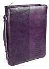 Bible Cover-Trendy Luxleather-Faith-Medium-Purple