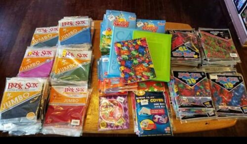 Lot of Book Sox Stretchable Fabric Book Covers (plain,  3d and scented)  150+