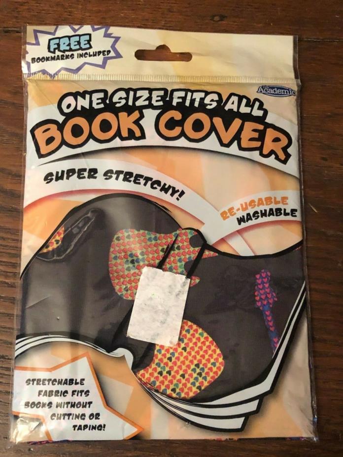 Stretchy It's Academic Book Cover Re-use & Washable 13