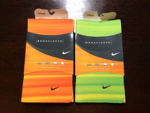 New Set Of 2 Mead Nike Stretchable Book sleeves