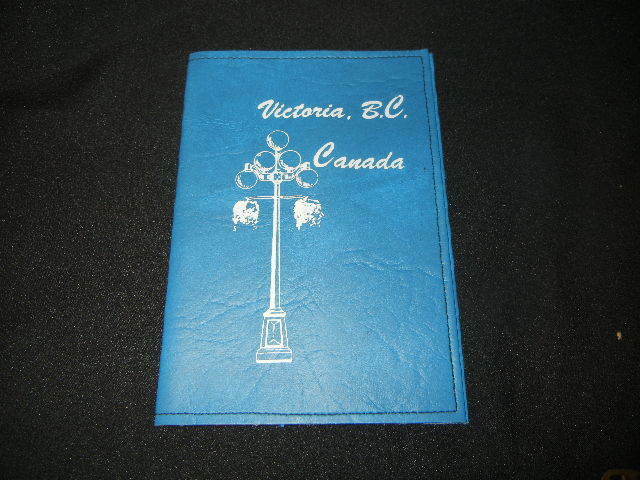 BOOK COVER VICTORIA BC CANADA