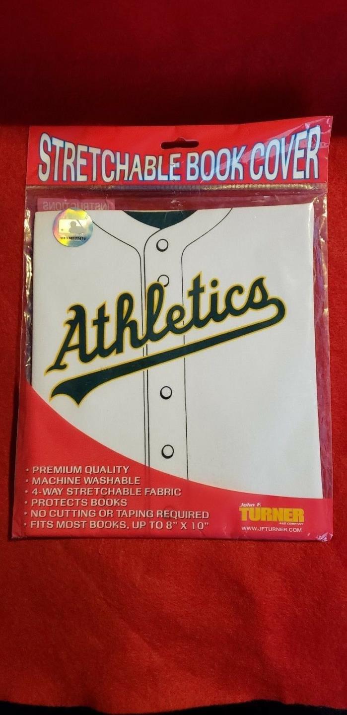 BRAND NEW OAKLAND A'S STRETCHABLE BOOK COVER