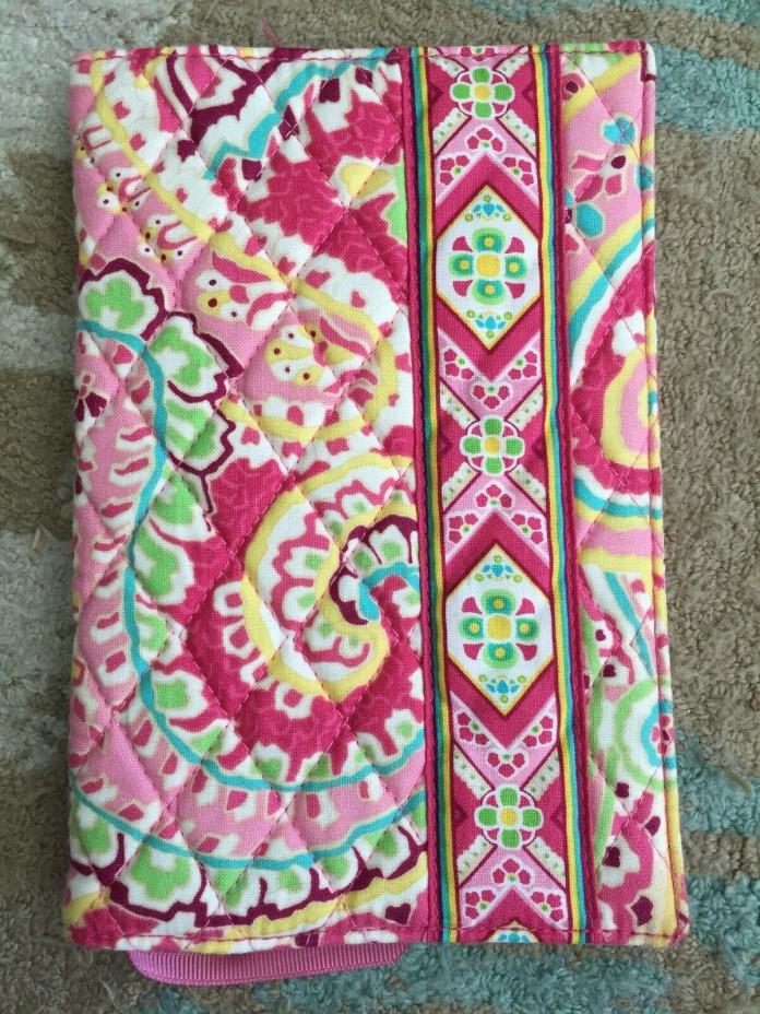 VERA BRADLEY CAPRI MELON PINK PAISLEY PAPERBACK BOOK COVER NEW