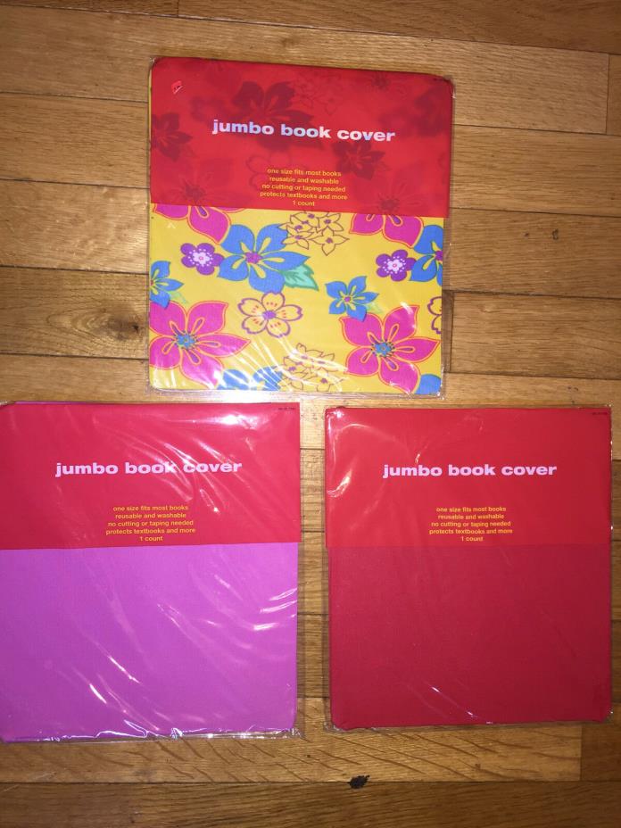 10 Jumbo Book Cover Super Stretchy - 3 Colors (NEW)