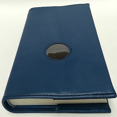 AA Big Book Blue Leather Book Cover with Chip Holder