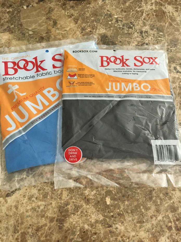 Book Covers (Stretchable) Jumbo  Brand New Set of Two