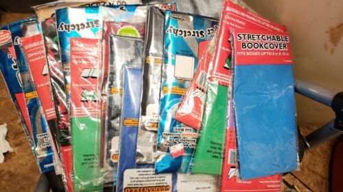 HUGE LOT of 19 Pc Mixed BOOK SOX Cloth Stretchable Book Cover Washable wrap