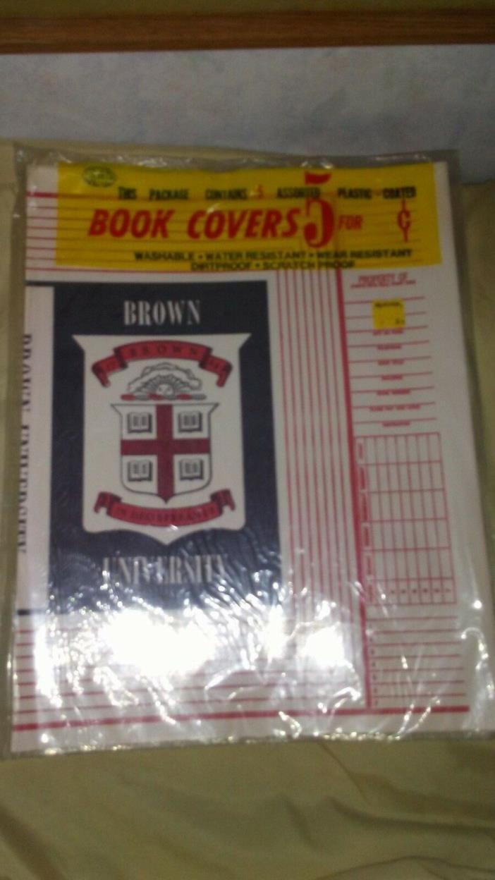 SET OF 5 VINTAGE 1972 SPCE COLLEGE BOOK COVERS YALE HARVARD BROWN