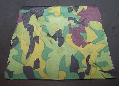 Green Camo Book Cover Camouflage School Supplies Fabric Stretchable
