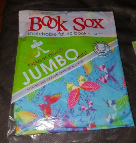 Original Book Sox New Cover with butterflys Stretch Fabric text jumbo