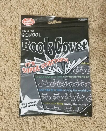 Premium Stretchable Fabric Book Cover Bicycle Hardback School Textbook 8.5x11