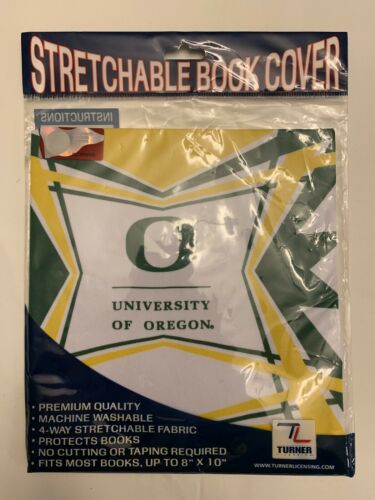 Stretchable Book Cover Oregon Ducks Cover Fits up to 8
