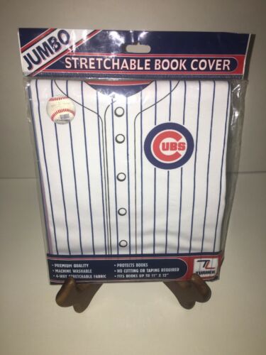 Chicago Cubs Jumbo Stretchable Book Cover, Fits up to 11
