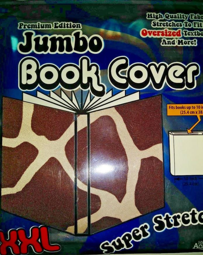 Premium Edition Jumbo Book Cover XXL zebra print