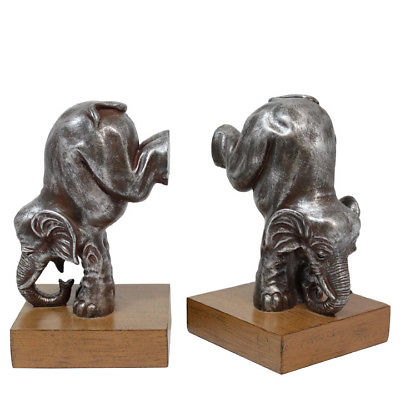 Selectives Elephant Resin Bookend Set of 2