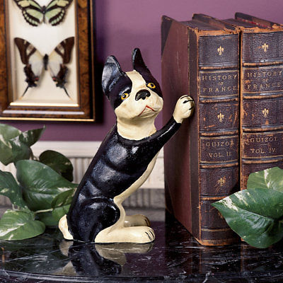 Design Toscano Iron Terrier Doorstop Book Ends Set of 2